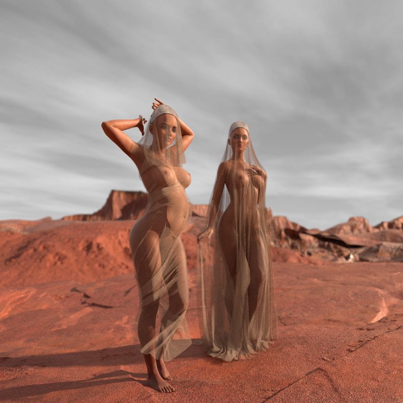 August Getty crée un monde virtuel couture et futuriste pour sa prochaine collection
