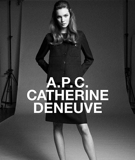 À quoi ressemble la collection de Catherine Deneuve pour A.P.C. ?