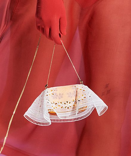 La mini-sac napperon de Fendi