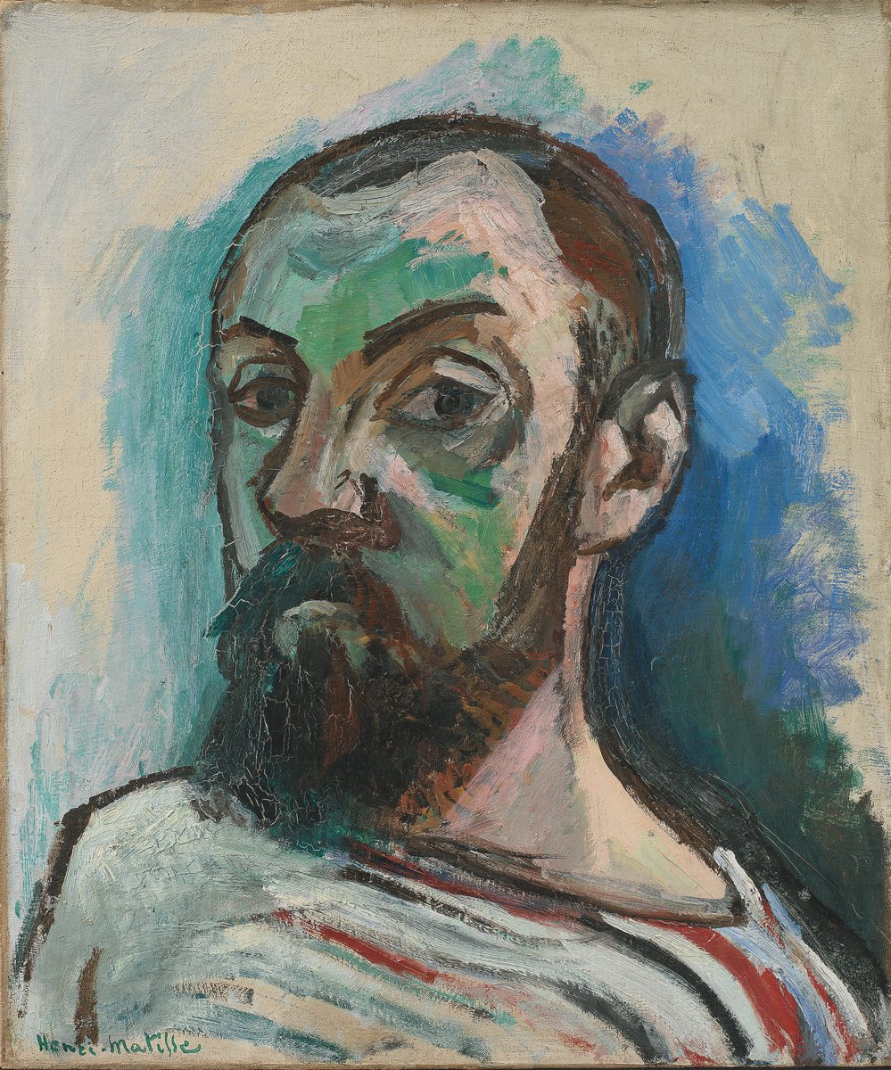 Henri Matisse, “Autoportrait” (1906). Huile sur toile, 55 × 46 cm. Statens Museum for Kunst, Copenhague © Succession H. Matisse. Photo © SMK Photo/Jakob Skou-Hansen
