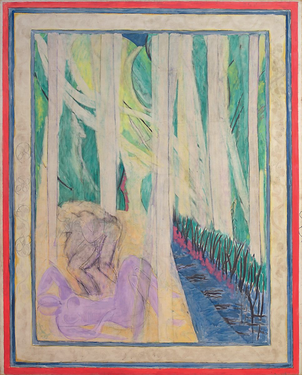 Henri Matisse, “Nymphe dans la forêt (La verdure)” (1935-1942/1943). Huile sur toile, 245,5 × 195,5 cm. Nice, Musée Matisse © Succession H. Matisse Photo © François Fernandez