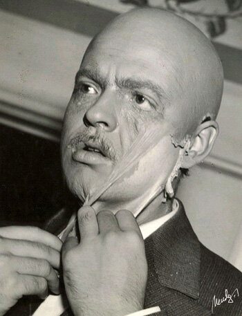 Orson Welles sur le tournage de “Citizen Kane” (1941)