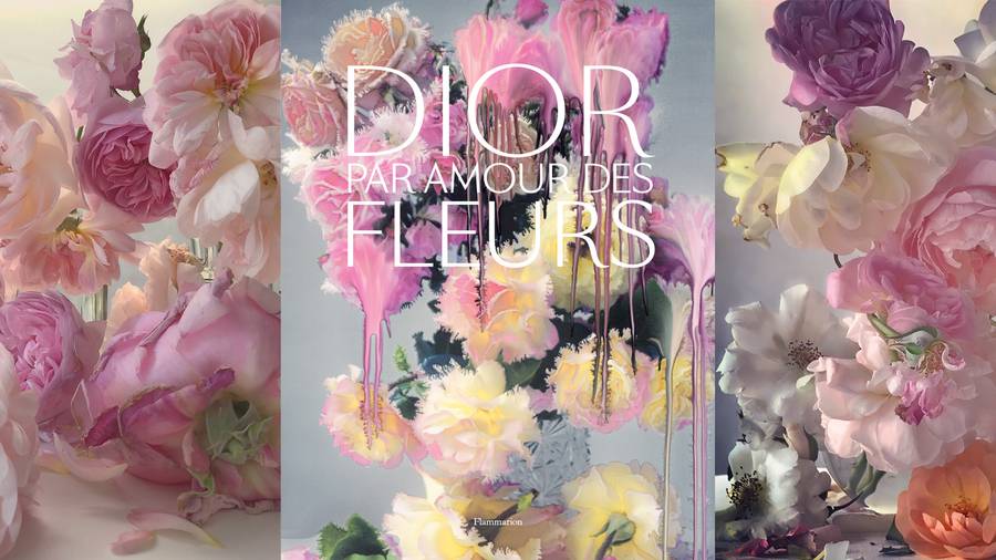 Dior met son univers en fleurs dans un beau livre