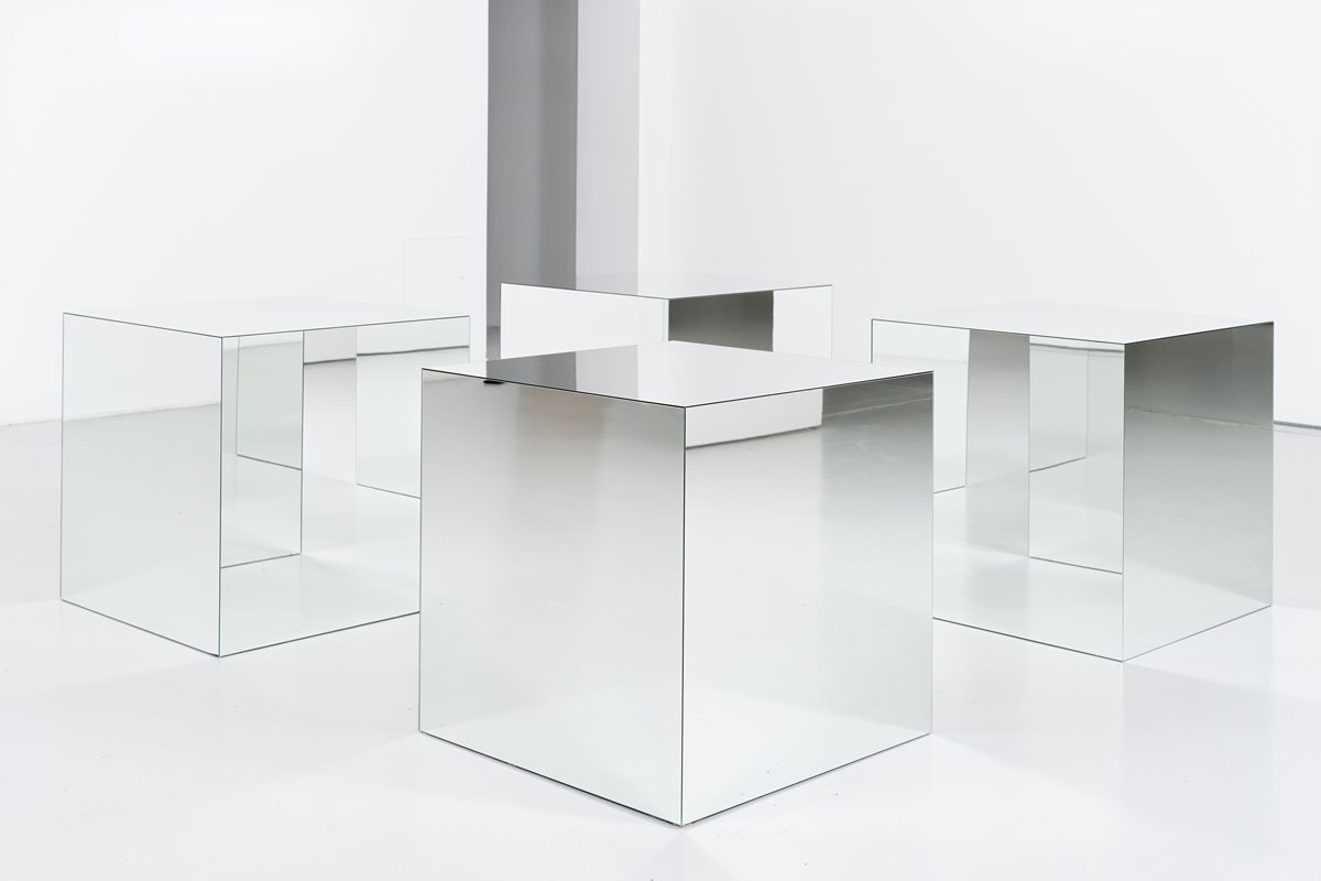 Robert Morris, “Untitled (Mirrored Cubes)” (1965/1971). Collection Tate, Londres. © 2020 The Estate of Robert Morris / Artists Rights Society (ARS), New York/ Adagp, Paris