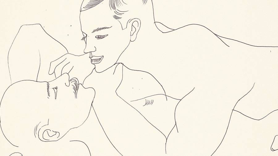 Andy Warhol and his early homo-erotic drawings