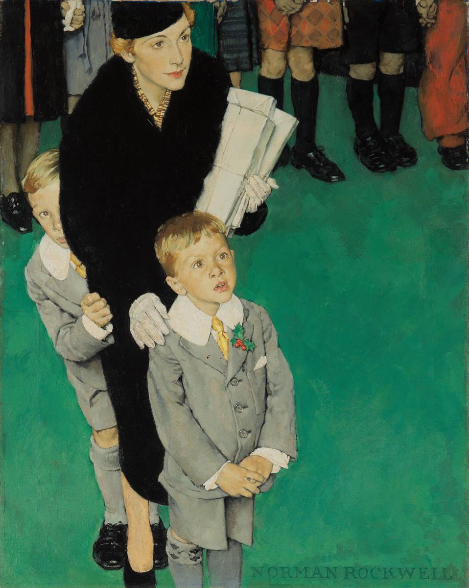 Norman Rockwell, “An Audience of One”. Estimation : 2.5-3.5 millions $