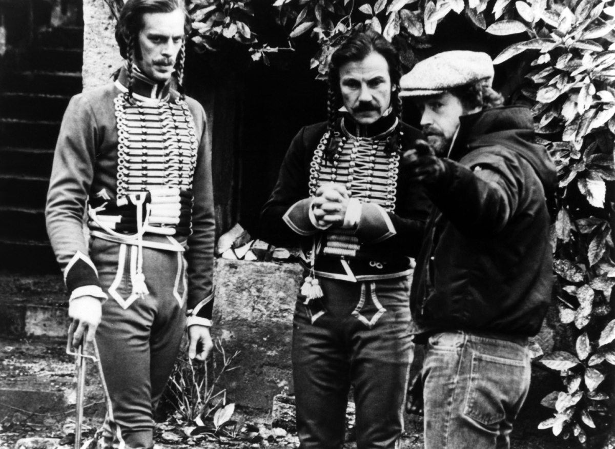“I Duellanti” de Ridley Scott (1977). Costumes Tom Rand. Ridley Scott avec Keith Carradine et Harvey Keitel
