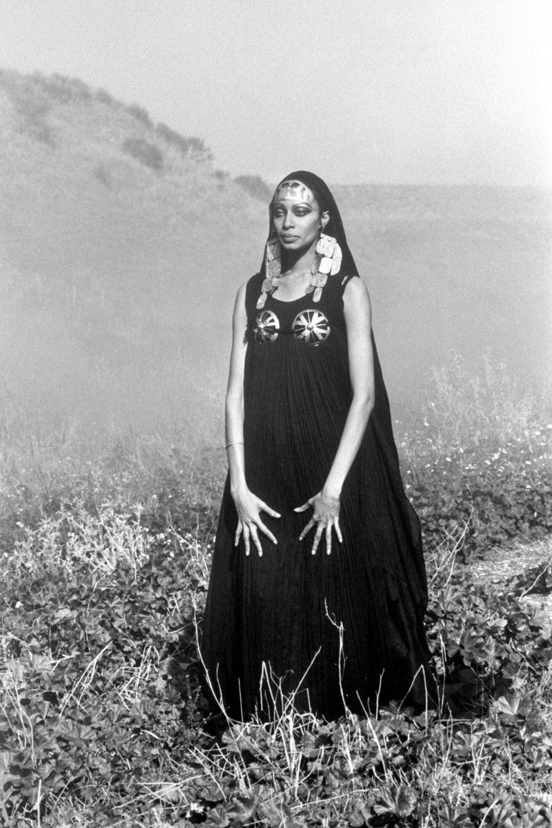 “Satyricon” de Federico Fellini (1969). Donyale Luna. Costumes Danilo Donati, Make up Piero Tosi
