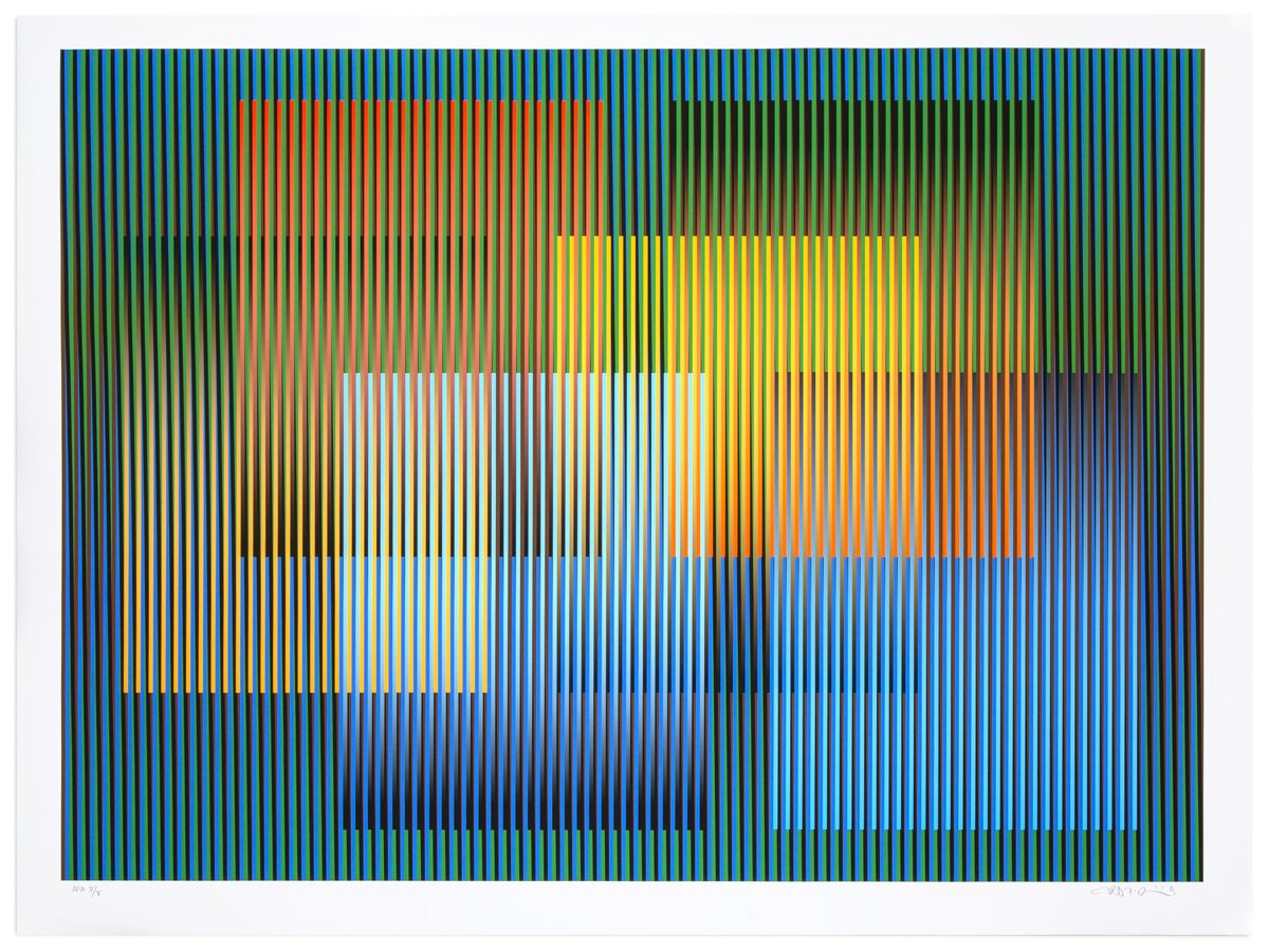 Carlos Cruz-Diez, “Color Aditivo Elorsa”. Atelier Cruz-Diez, Paris