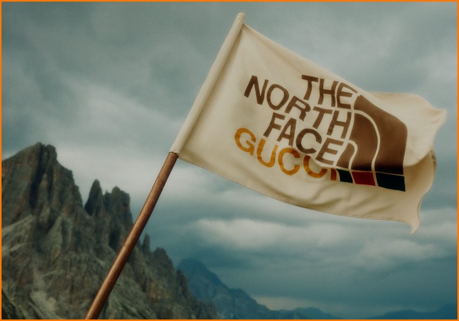 Grâce à The North Face, on peut désormais camper en Gucci