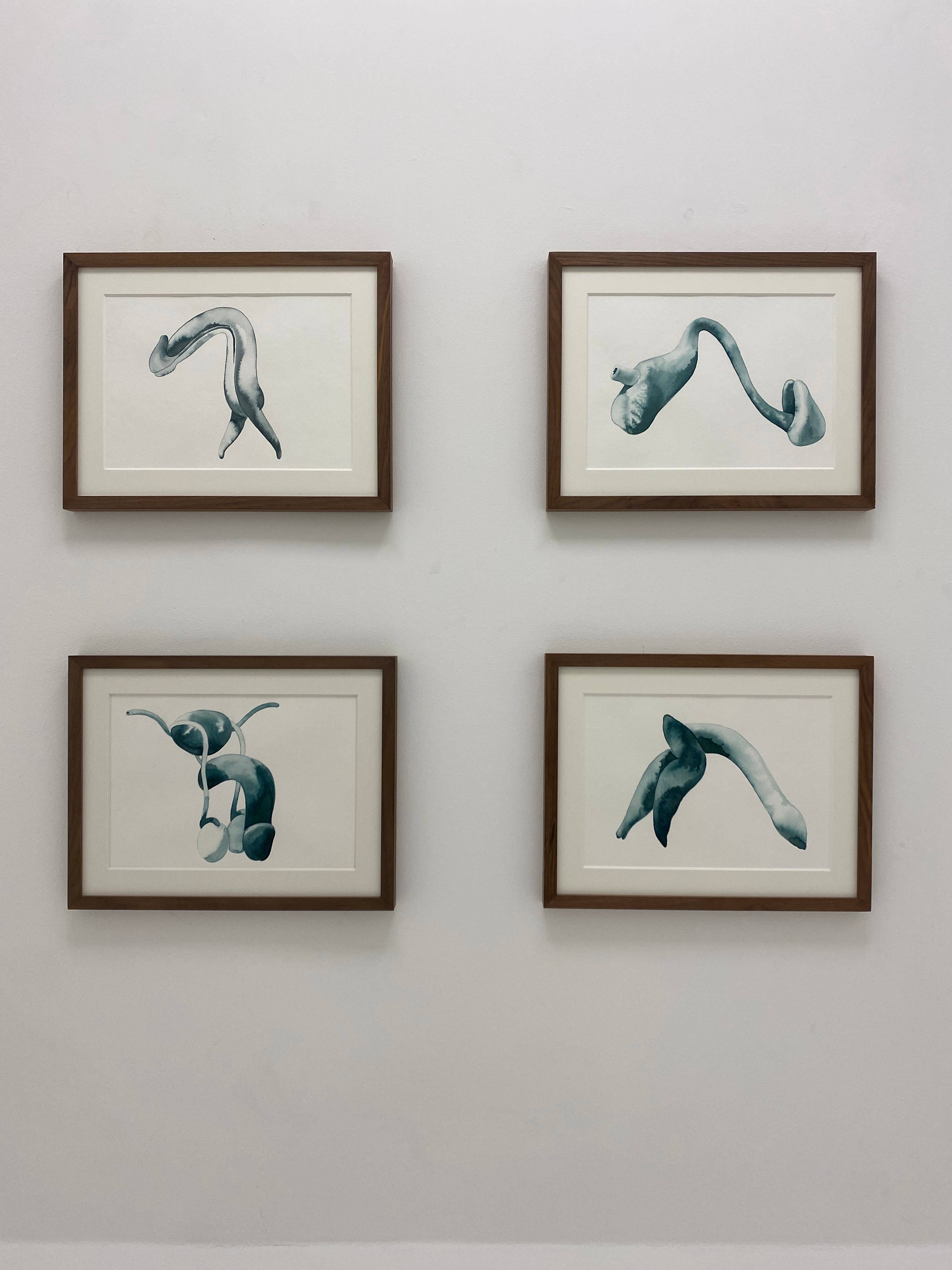 Détail de Attis #1, 2018
Aquarelle sur papier encadrée
30 x 38,5 cm
Courtesy Galerie Poggi, Paris
