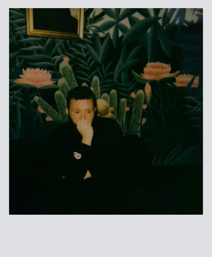 Kim Jonas, autoportrait, Polaroid.