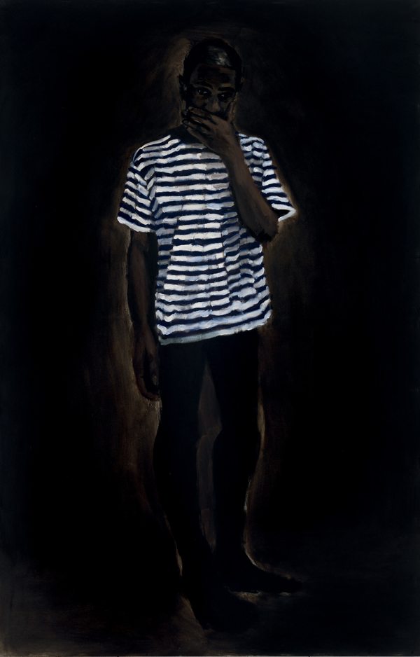  Lynette Yiadom-Boakye, “11PM Tuesday” (2010). Collection privée. Courtesy of Lynette Yiadom-Boakye. Photo : Marcus Leith