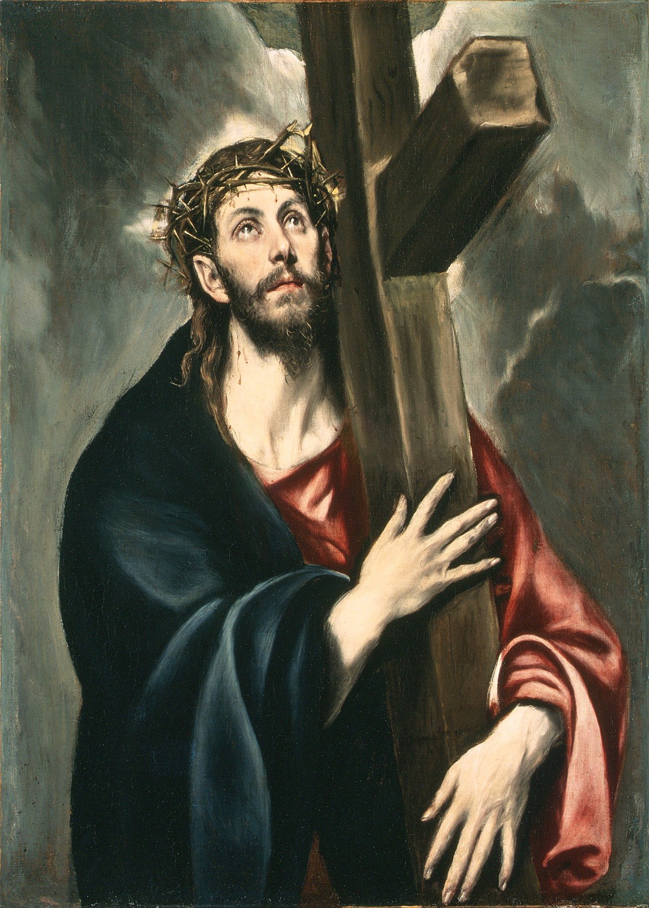 Le Greco, “Christ Carrying the Cross“ (ca. 1577–87). Huile sur toile. Robert Lehman Collection, 1975. The Metropolitan Museum of Art