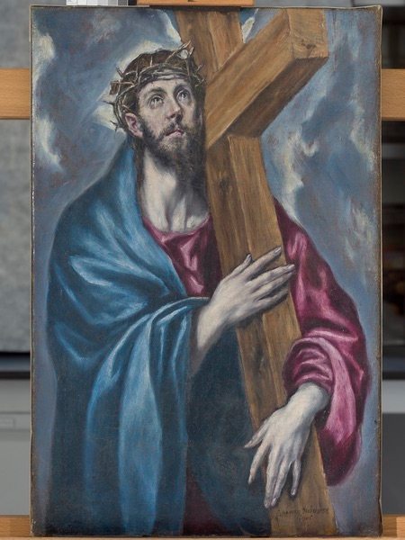 Christ attribué au Greco. Courtesy CAEM