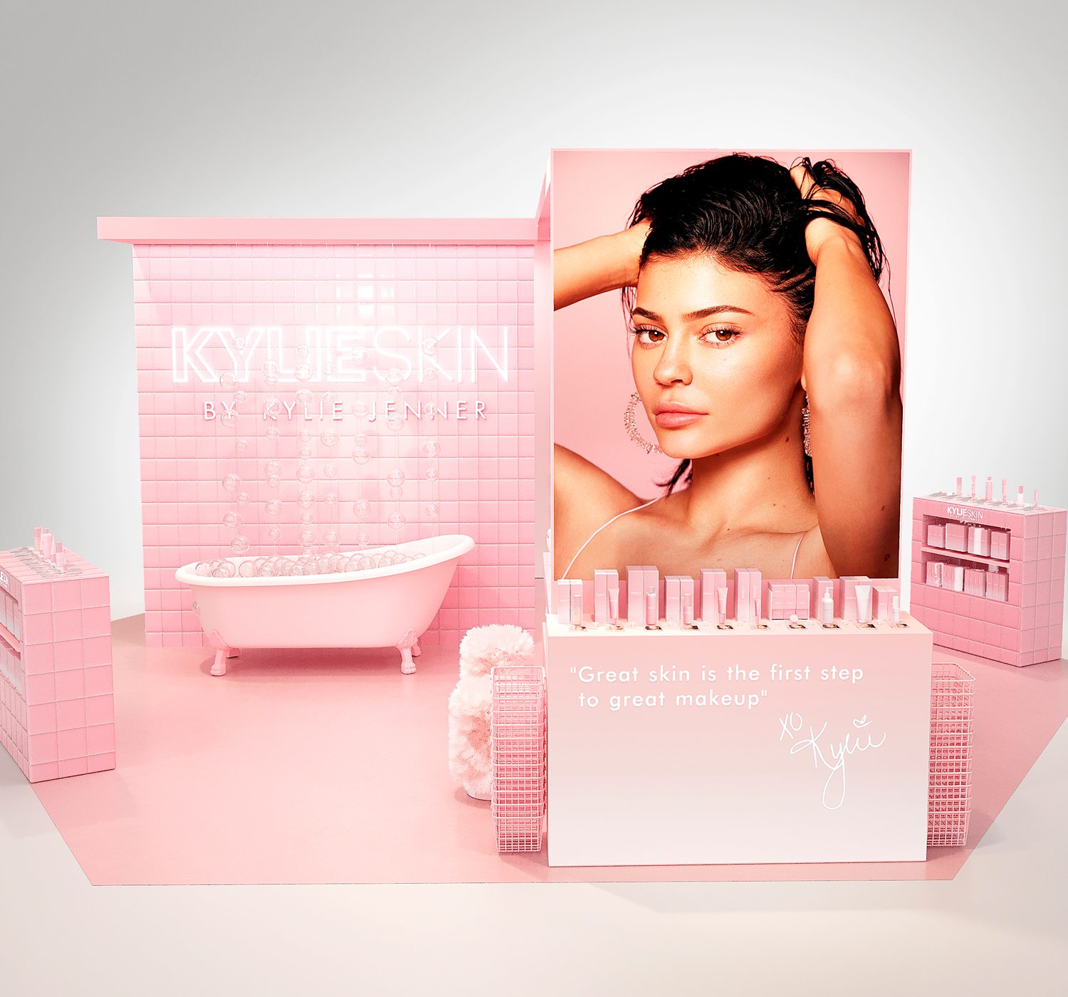 Kylie Jenner’s beauty line arrives at Galeries Lafayette Champs-Elysées   
