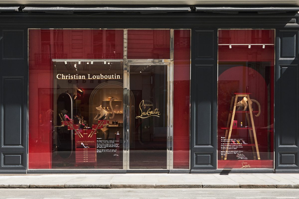 Boutique Christian Louboutin, 400 Saint Honoré. Courtesy of Christian Louboutin