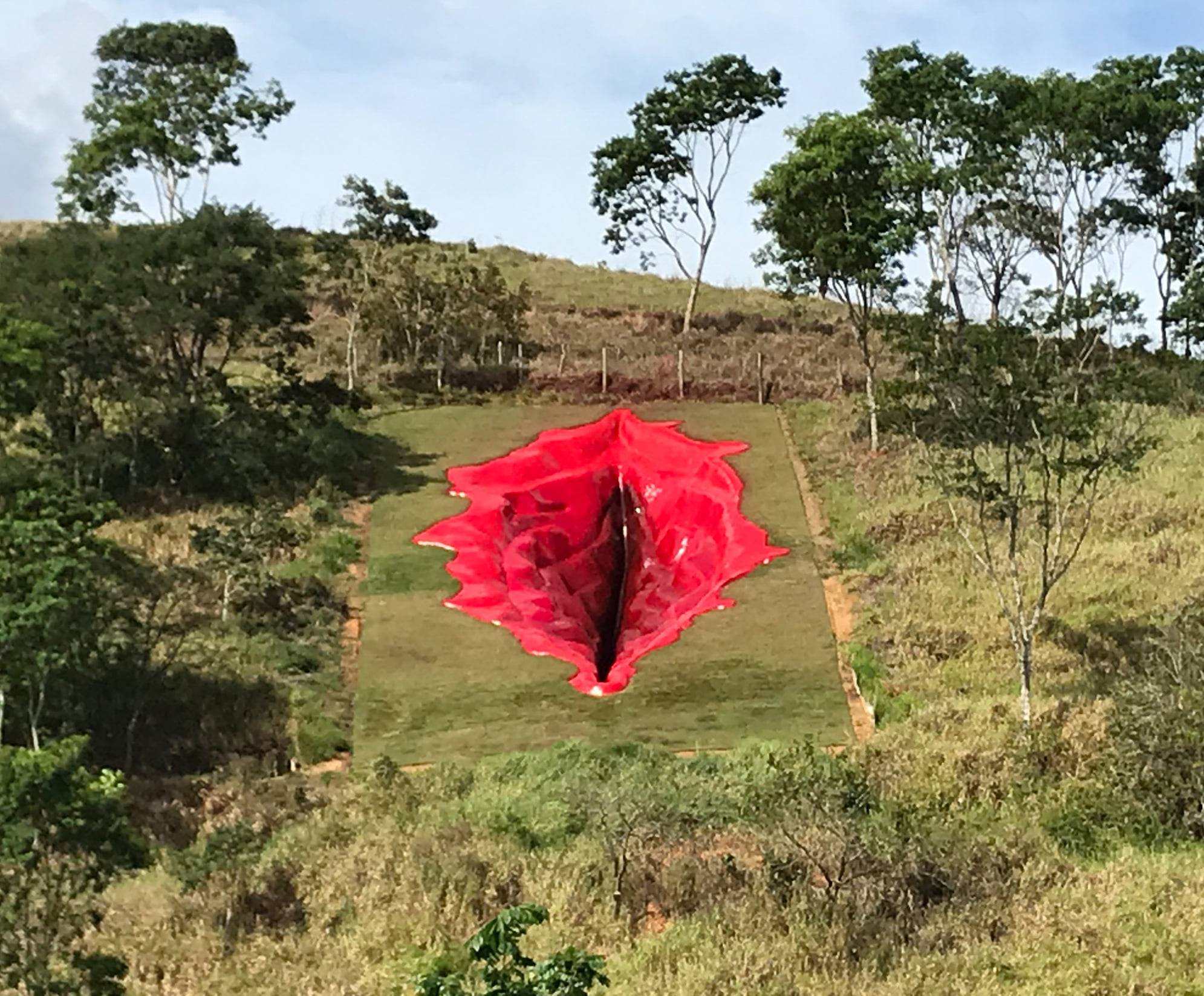 Une sculpture en forme de vulve fait polémique au Brésil