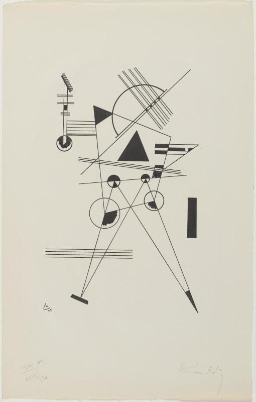 Vassily Kandinsky "Lithographie n° I" (1925) © Centre Pompidou
