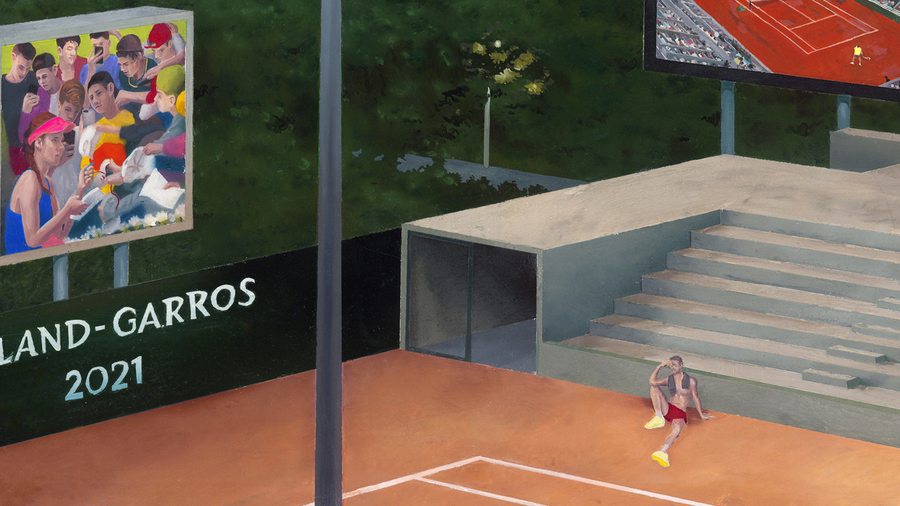 Roland-Garros : la nouvelle affiche de l’artiste Jean Claracq divise