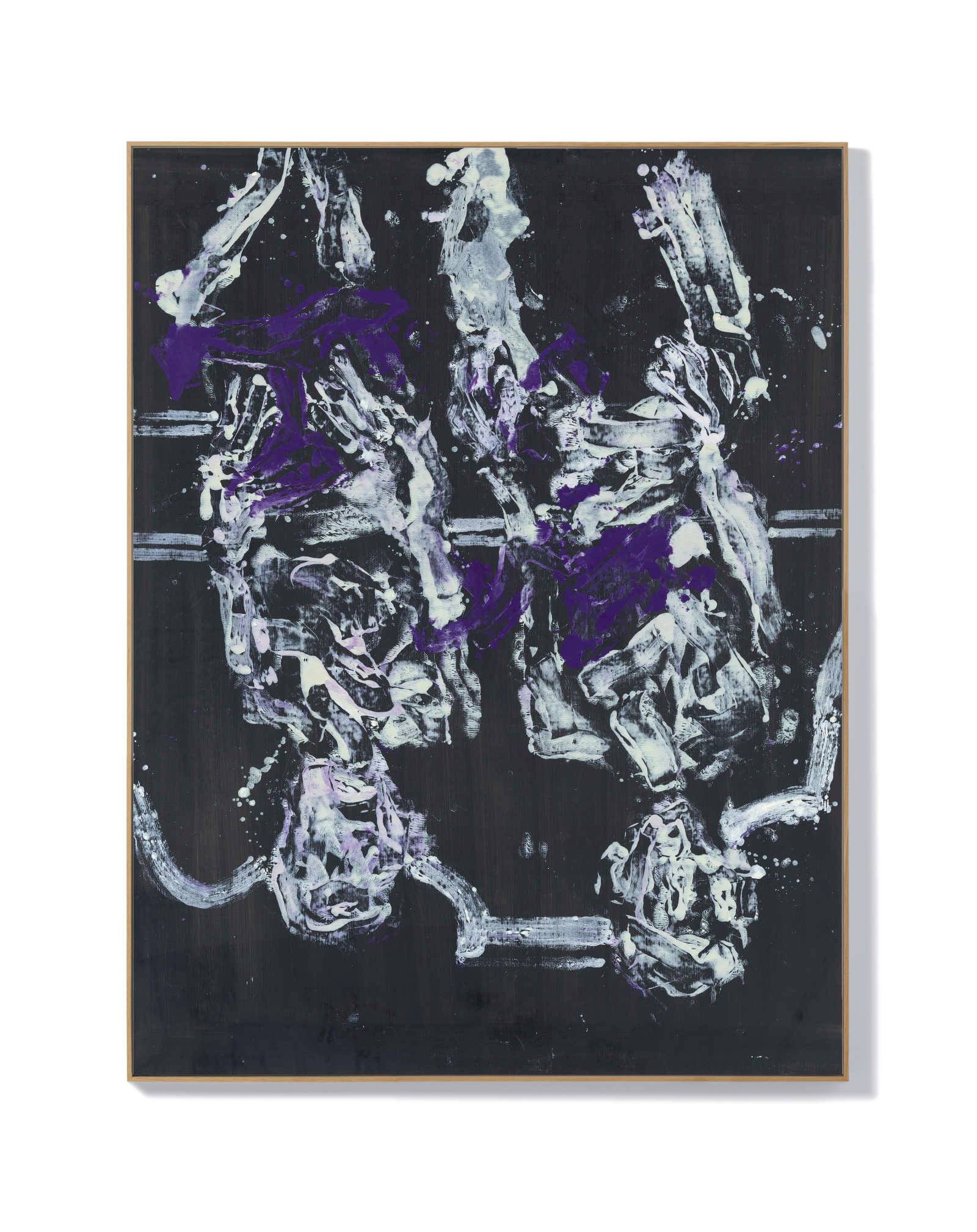 Georg Baselitz, “X-ray lila” (2020). 1 200 000 €. Courtesy Thaddaeus Ropac Gallery
