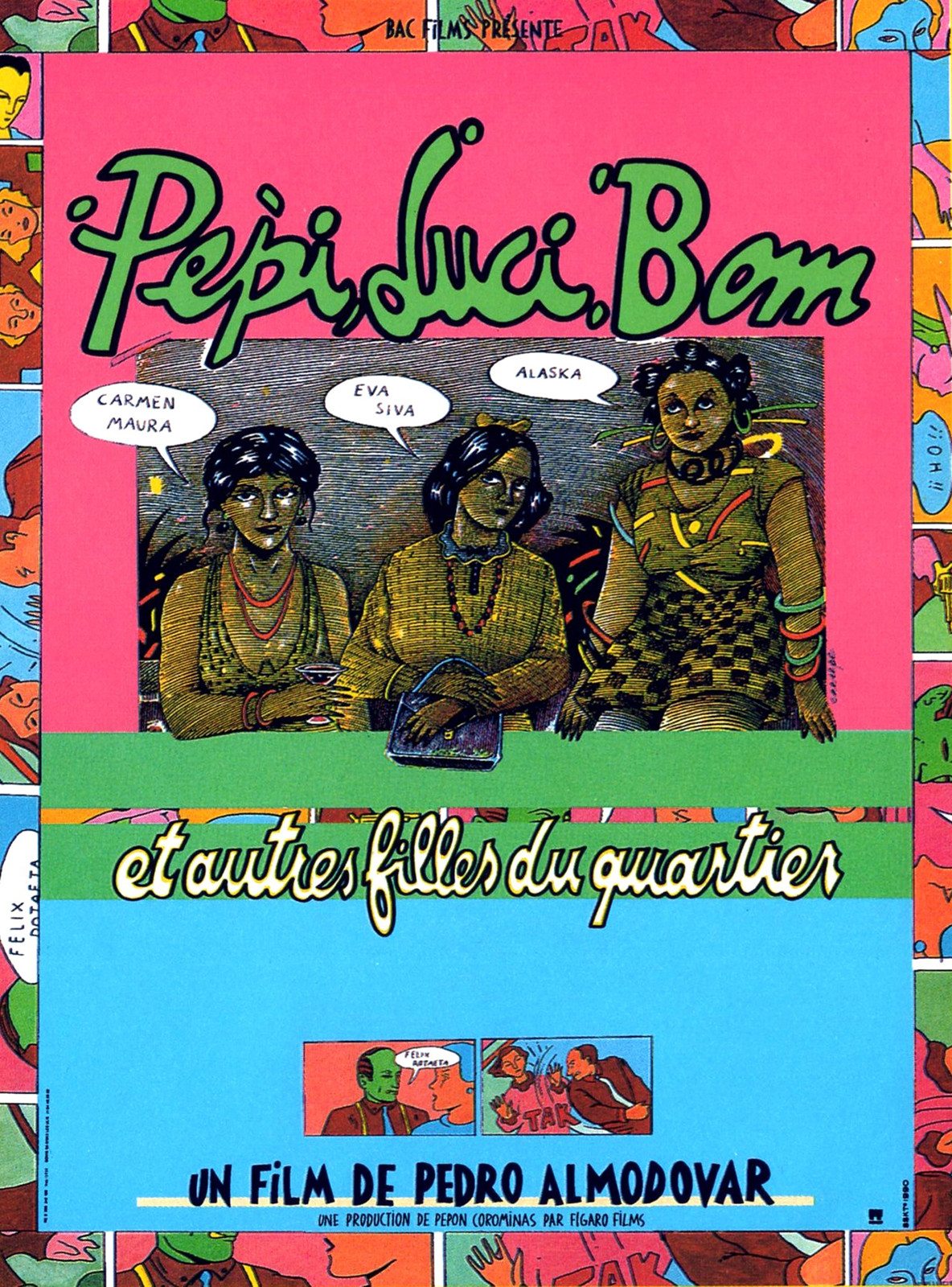 Affiche du film "Pepi, Luci, Bom et autres filles du quartier" (1980 de Pedro Almodóvar