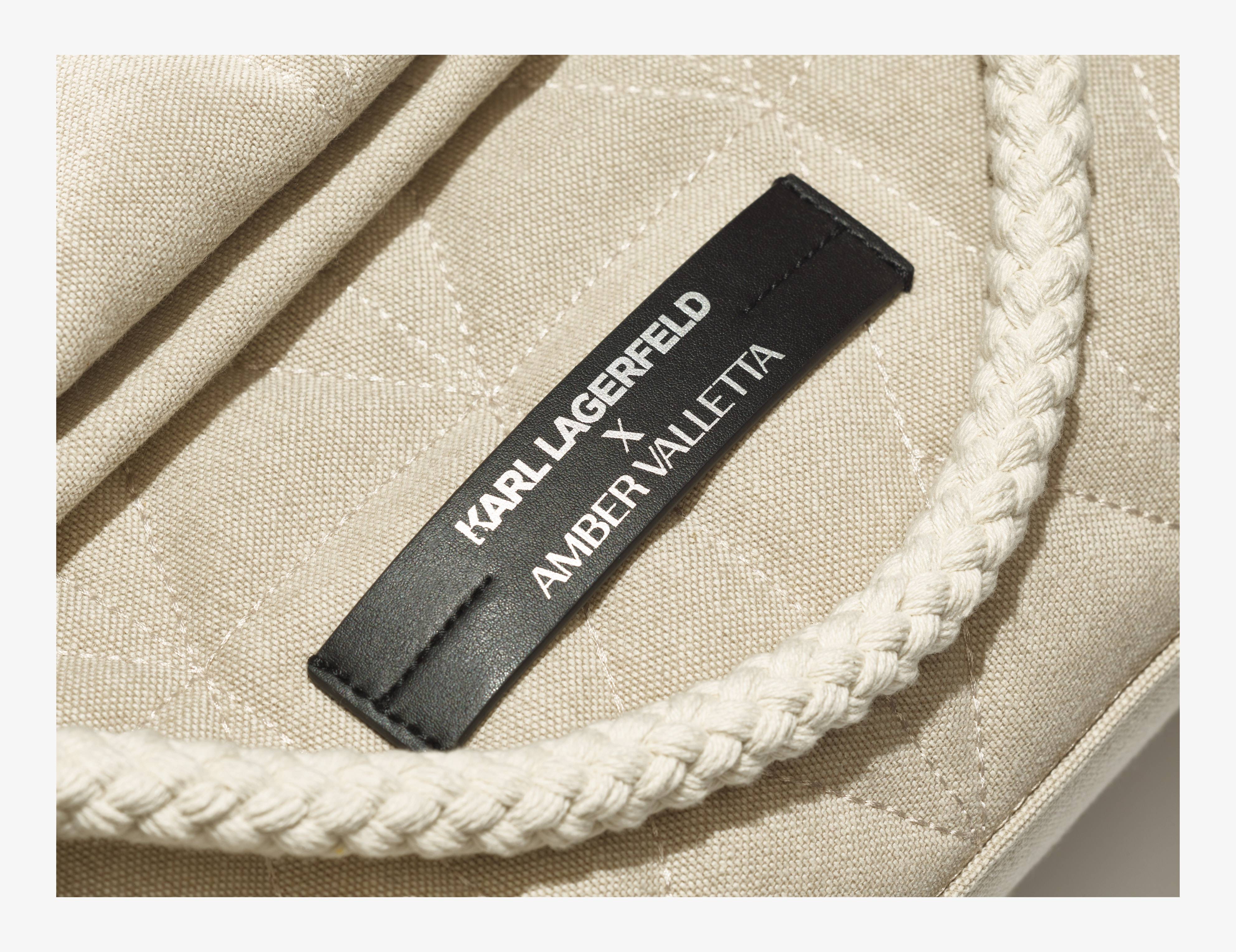 Karl Lagerfeld x Amber Valletta : une collection de sacs écoresponsables