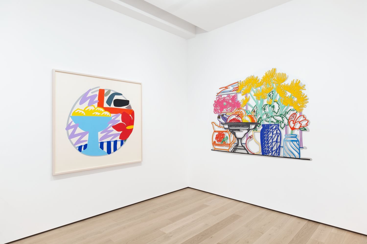 View of the exhibition ‘Still Life’ Almine Rech, Paris Matignon March 10 - April 10, 2021. Photo: Ana Drittanti. Courtesy of Almine Rech and © 2021 The Estate of Tom Wesselmann / Artists Rights Society (ARS), New York