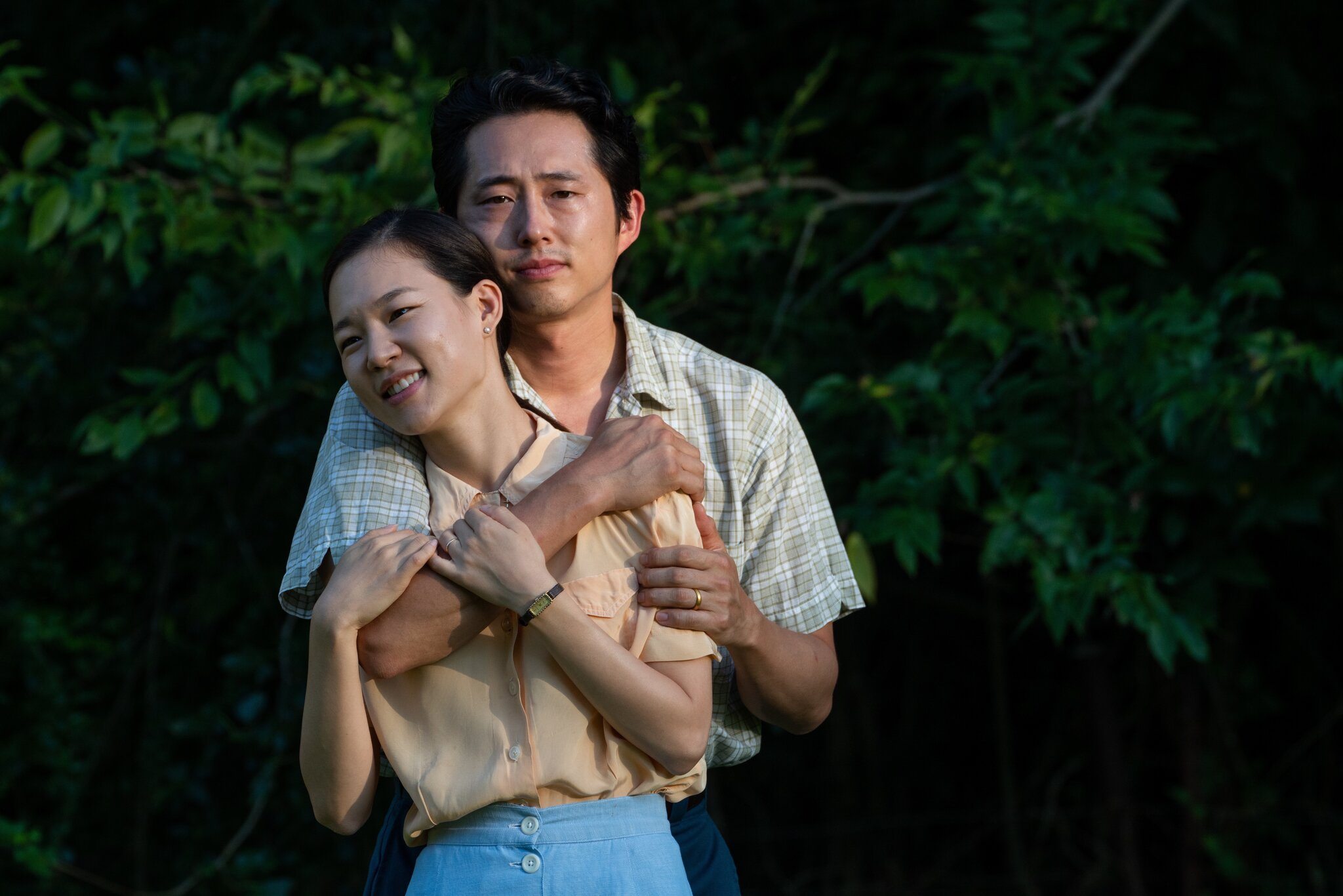 Yeri Han et Steven Yeun dans "Minari" (2020) de Lee Isaac Chung.