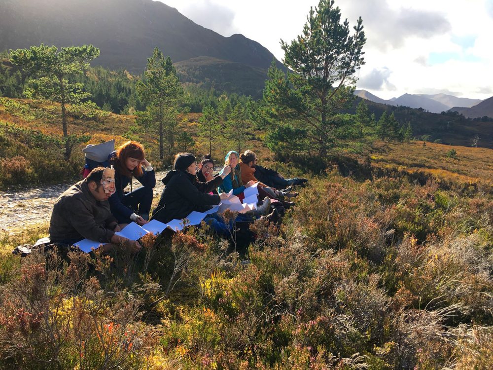 Project Art Works Illuminating the Wilderness, On Location in Glen Affric 2018 ©Project Art Works
