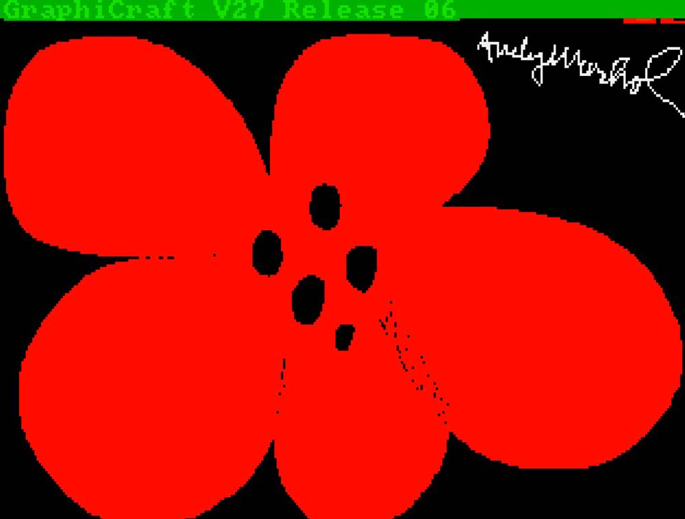 Andy Warhol, “Sans-titre” (fleur), 1985, ©The Andy Warhol Foundation