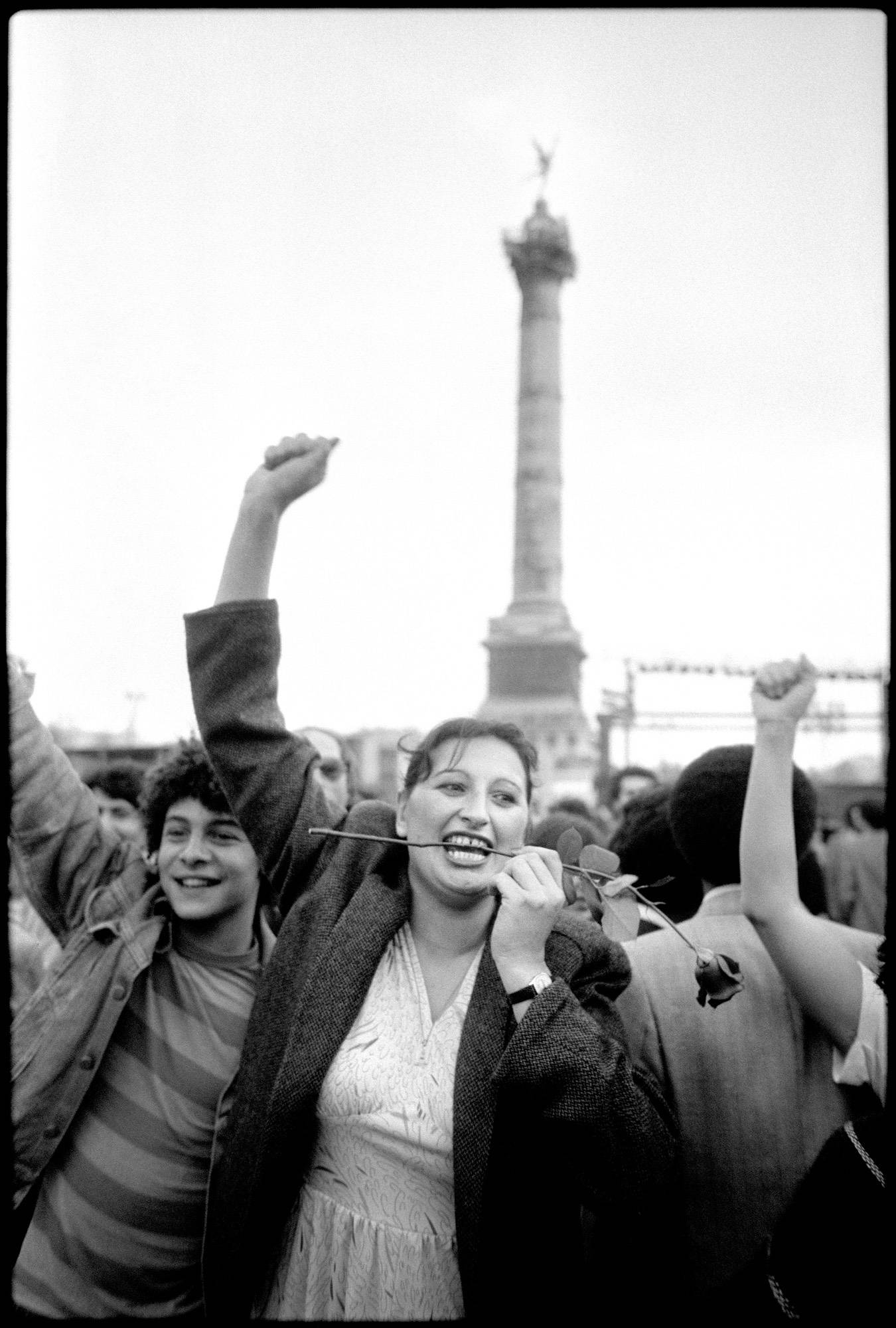 Yann Morvan, "La fête de la Bastille", 10 mai 1981, Paris. © Yann Morvan / Courtesy Edisens