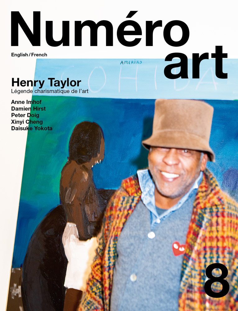 Henry Taylor photographié par Maurits Sillem, en couverture du Numéro art #8.