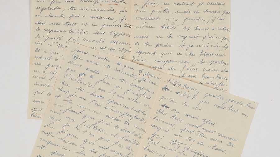 La lettre de rupture d'Edith Piaf à Yves Montand en vente chez Christie's 