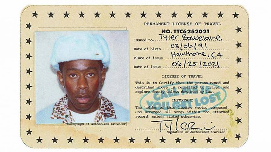 Recreate the cover of Tyler, The Creator's new album with your own face