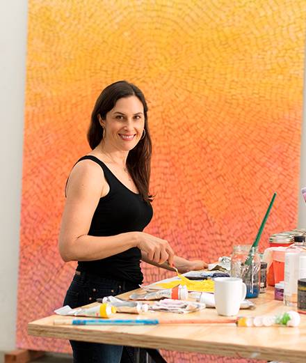 How artist Jennifer Guidi approaches painting as a meditation