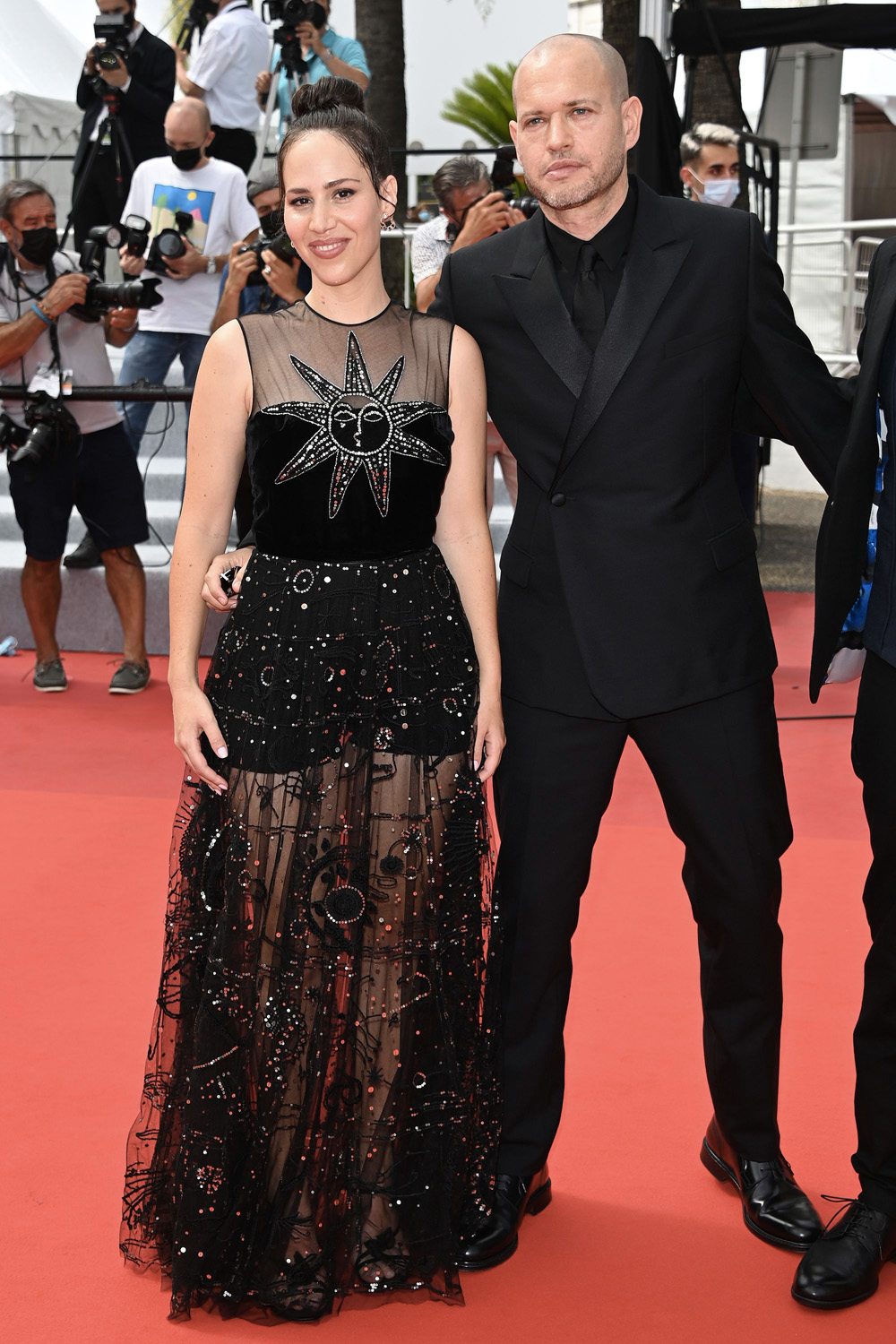 Nur Fibak et Navad Lapid en Dior au Festival de Cannes. Mise en beauté Dior Make-Up.