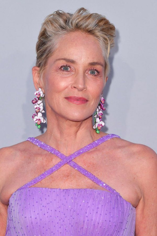 Sharon Stone en mise en beauté Dior Make-Up