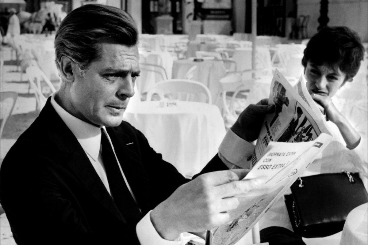 Marcello Mastroianni dans Huit et demi (1963), de Federico Fellini © D.R.