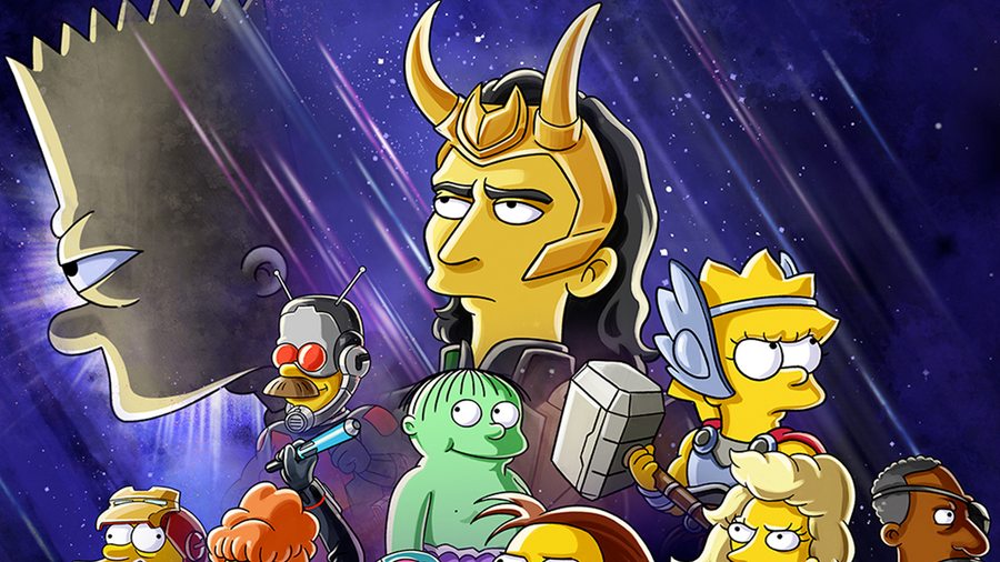 Le super-héros Loki s'invite dans un épisode spécial des Simpson