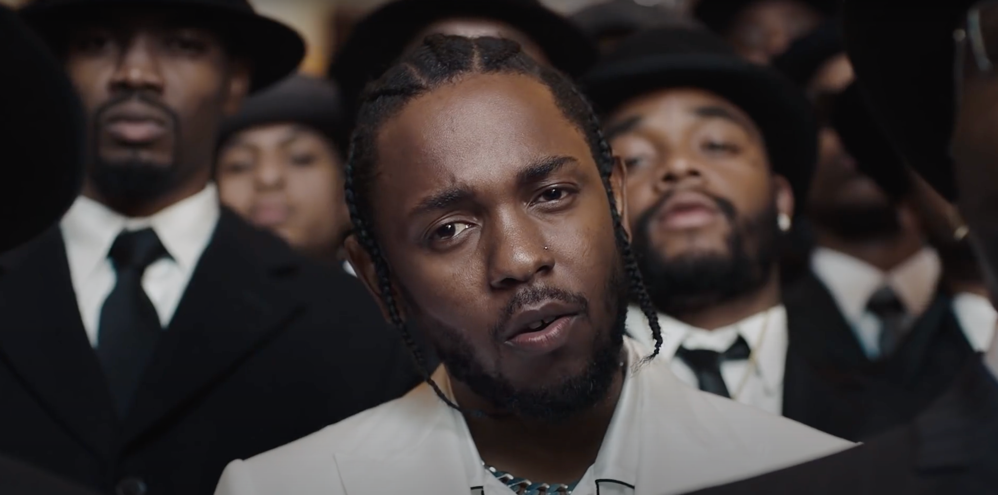 Capture d'écran du clip d'HUMBLE. de Kendrick Lamar