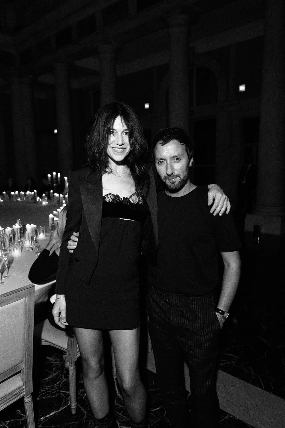 Charlotte Gainsbourg et Anthony Vaccarello