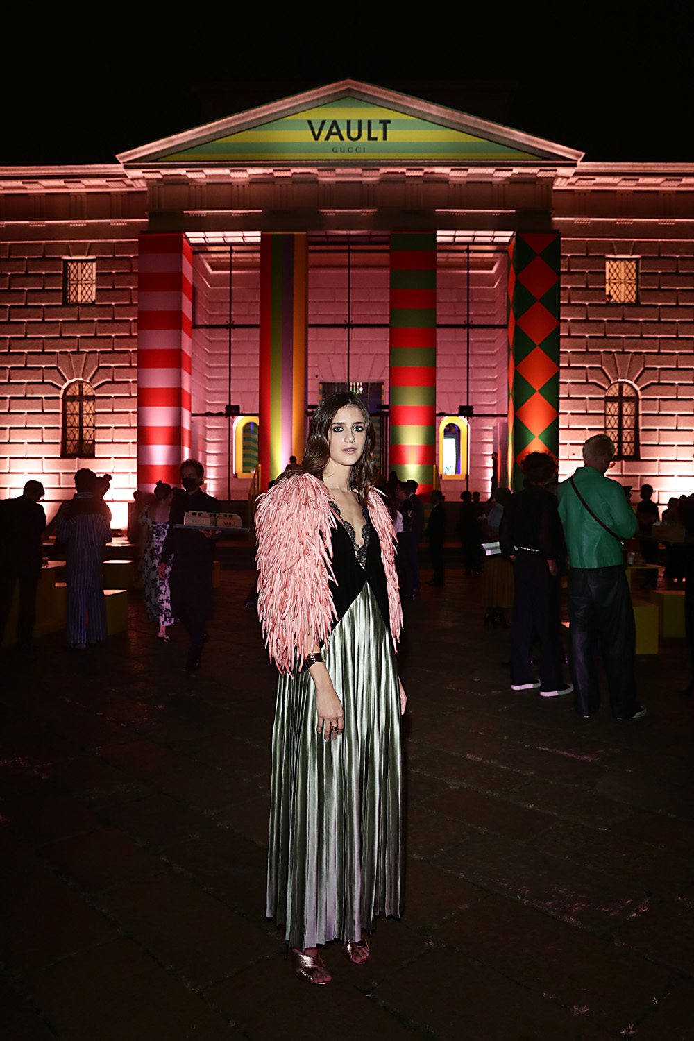 Benedetta Porcaroli  à la soirée Gucci Vault à Milan