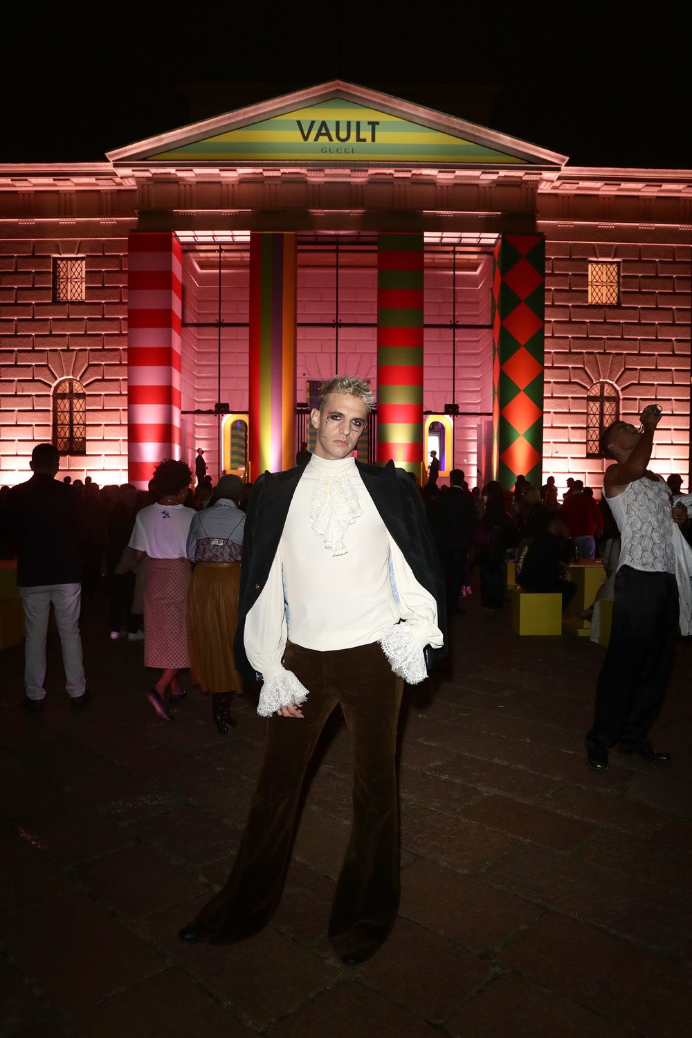 Achille Lauro  à la soirée Gucci Vault à Milan