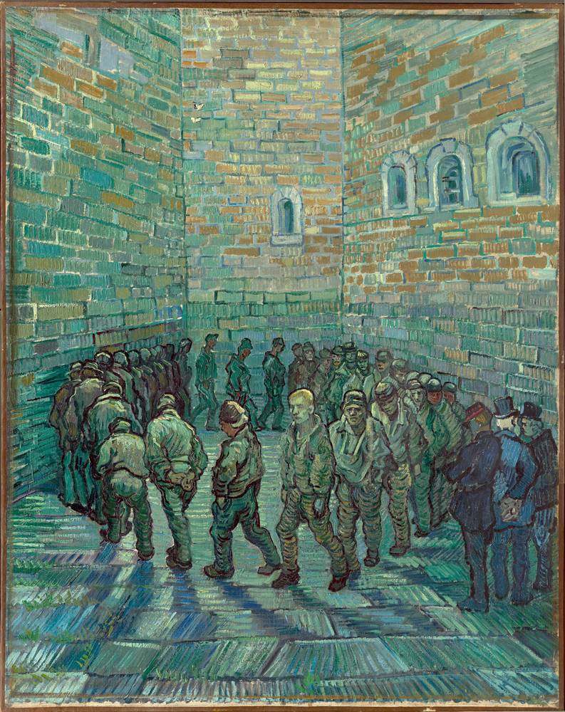 Vincent Van Gogh, “La Ronde des prisonniers”, Saint-Rémy (1890). Coll. Ivan Morozov, 23 octobre 1909. Musée d'État des beaux-arts Pouchkine, Moscou