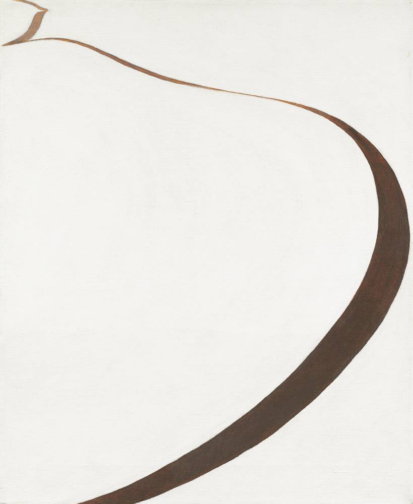 Georgia O'Keeffe, “Winter Road I” (1963). © Board of Trustees, National Gallery of Art, Washington