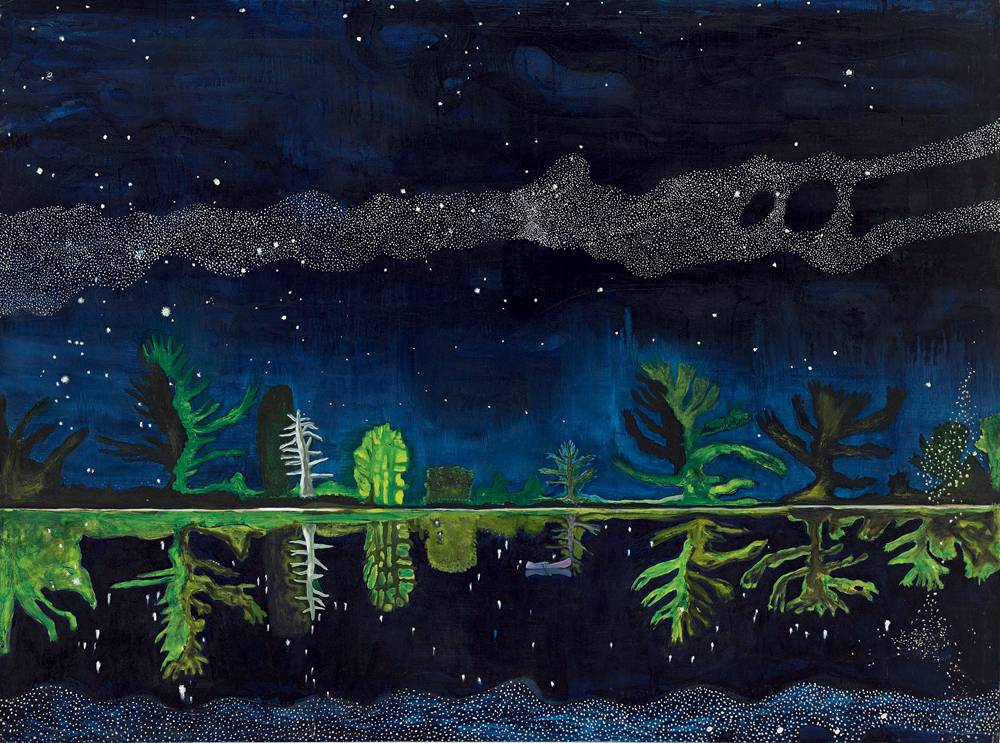 Peter Doig, “Milky Way” (1989‐1990). © Peter Doig. All rights reserved, DACS 2021. Collection of the artist