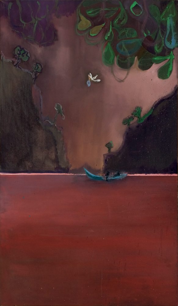 Peter Doig, “Pelican Island” (2006). © Peter Doig. All rights reserved, DACS 2021. Private Collection, courtesy of Michael Werner Gallery, New York and London