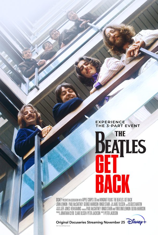 Affiche du documentaire "The Beatles : Get Back" réalisé par Peter Jackson