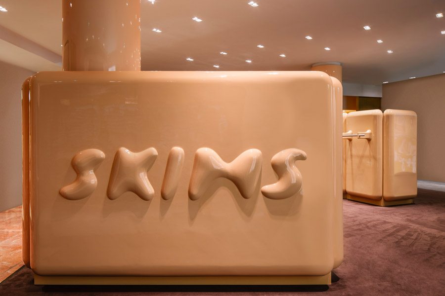 Le corner Skims de Kim Kardashian aux Galeries lafayette 